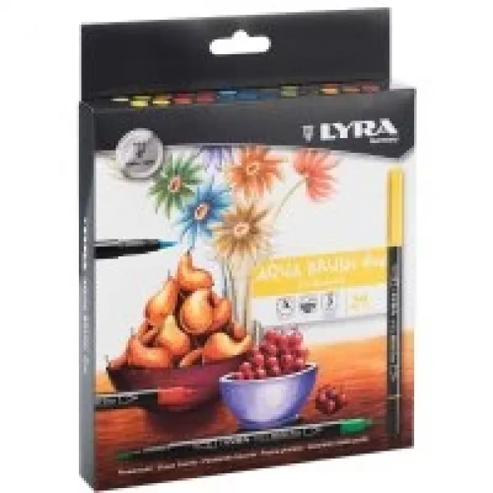 Lyra L-6521240 Lyra Aqua Brush Duo Askılı Paket 24lü