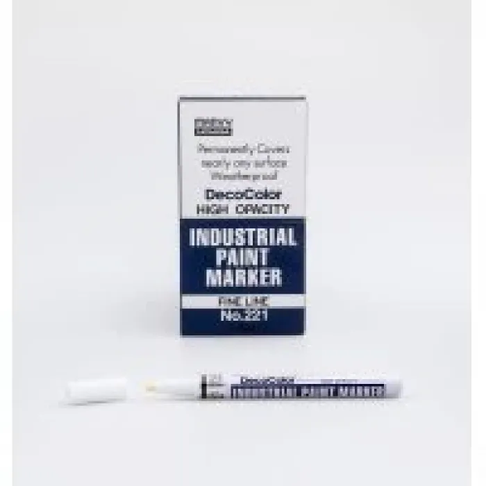 Marvy 728 White Indtstrtal Patnt Markör