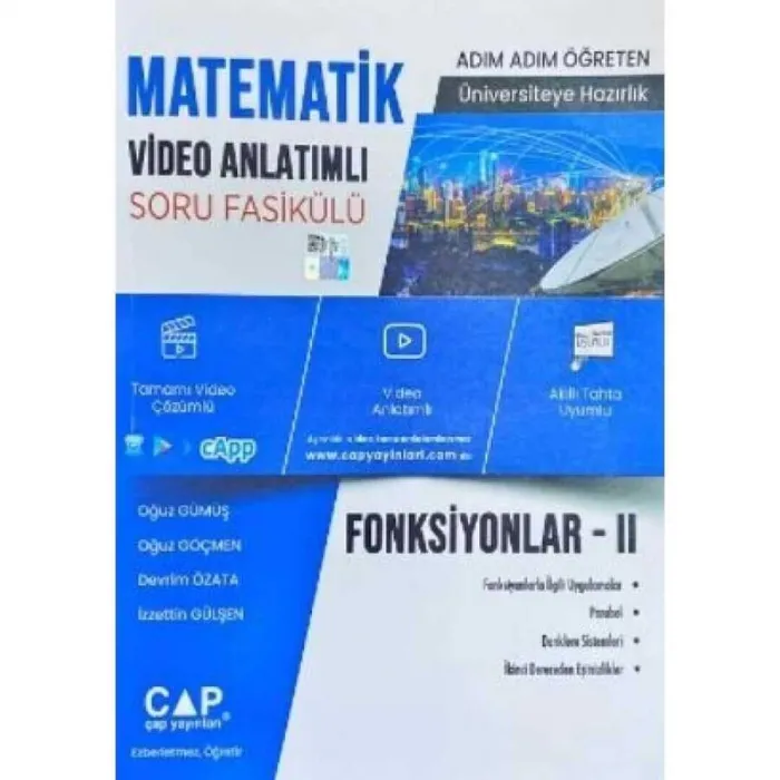 Matematik Fonksiyonlar 2 Video Anlatımlı Soru Fasikülü