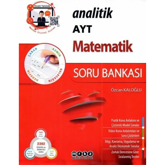 Merkez Yayınları AYT Matematik Analitik Soru Bankası