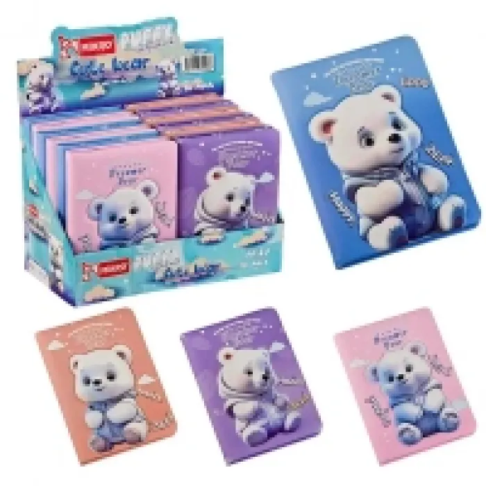 Mikro Puffy Pf-20 Cute Bear Girl Not Defteri Pf-20