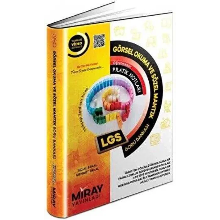 Miray Yayınları 8. Sınıf Görsel Okuma ve Sözel Mantık Konu Özetli Soru Bankası
