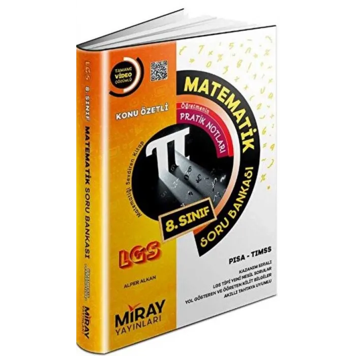 Miray Yayınları 8. Sınıf Matematik Soru Bankası