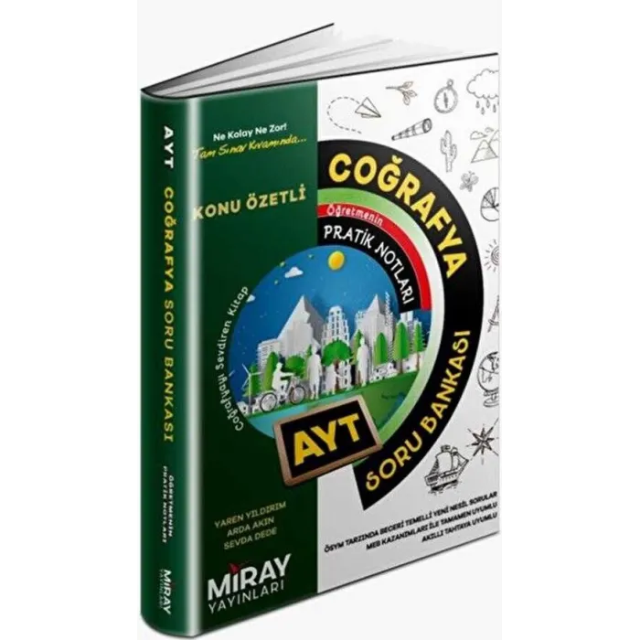 Miray Yayınları AYT Coğrafya Konu Özetli Soru Bankası