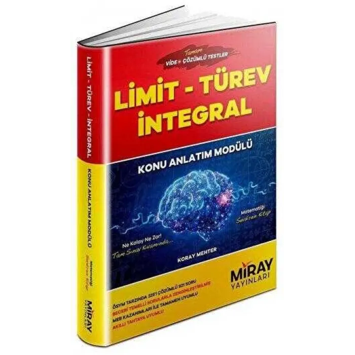 Miray Yayınları AYT Limit Türev İntegral Konu Anlatım Modülü