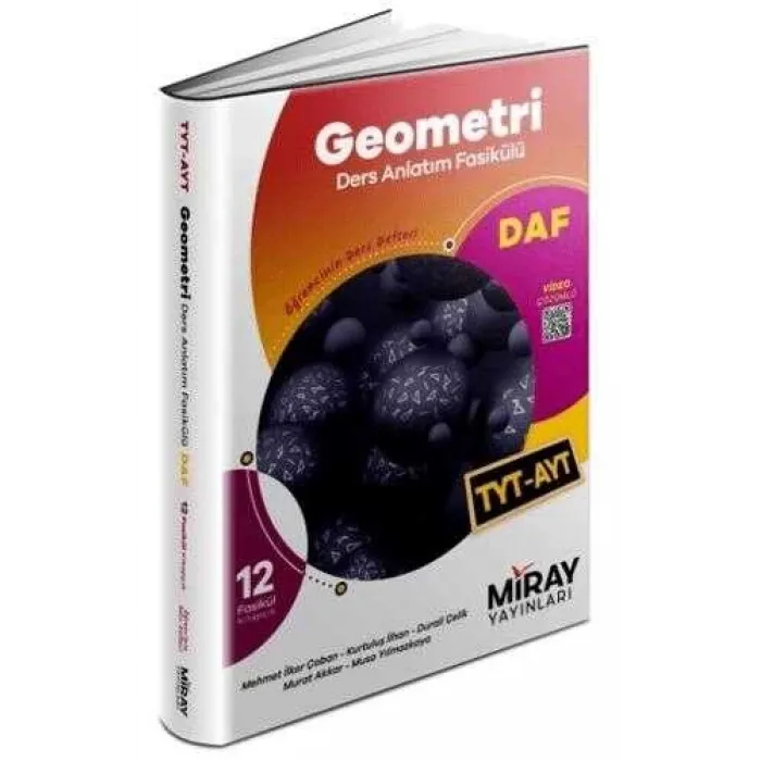 Miray Yayınları TYT-AYT Geometri Ders Anlatım Fasikülleri