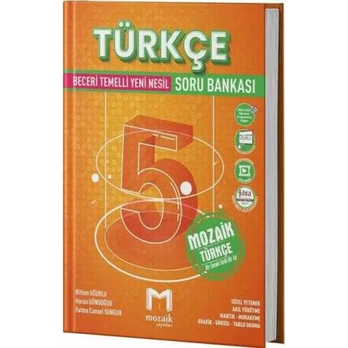 Mozaik Yayınları 5. Sınıf Türkçe Soru Bankası