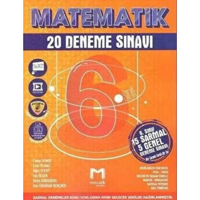 Mozaik Yayınları 6. Sınıf Matematik 20 Deneme