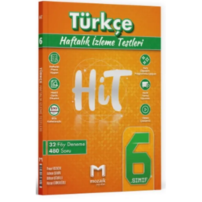 Mozaik Yayınları 6. Sınıf Türkçe HİT 32 Deneme
