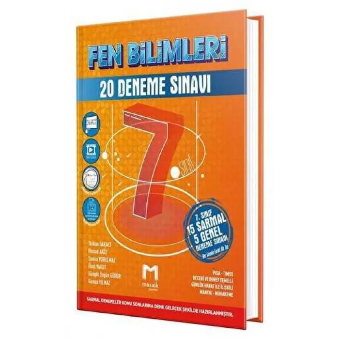 Mozaik Yayınları 7. Sınıf Fen Bilimleri 20`li Deneme