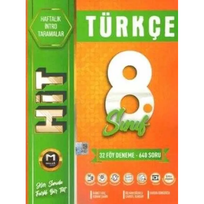 Mozaik Yayınları 8. Sınıf Türkçe HİT 32 Deneme