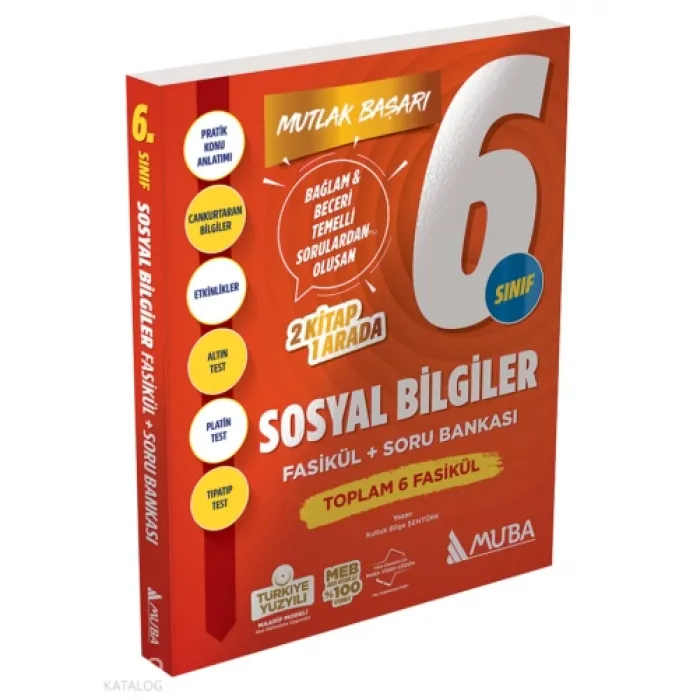 Muba 6. Sınıf Sosyal Bilgiler Fasikül + Soru Bankası