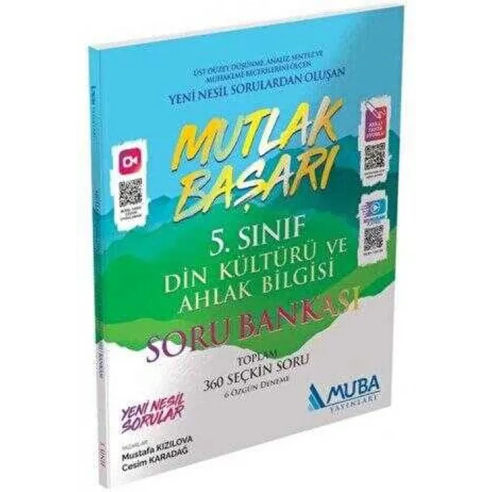 Muba Yayınları 5. Sınıf Mutlak Başarı Din Kültürü ve Ahlak Bilgisi Soru Bankası
