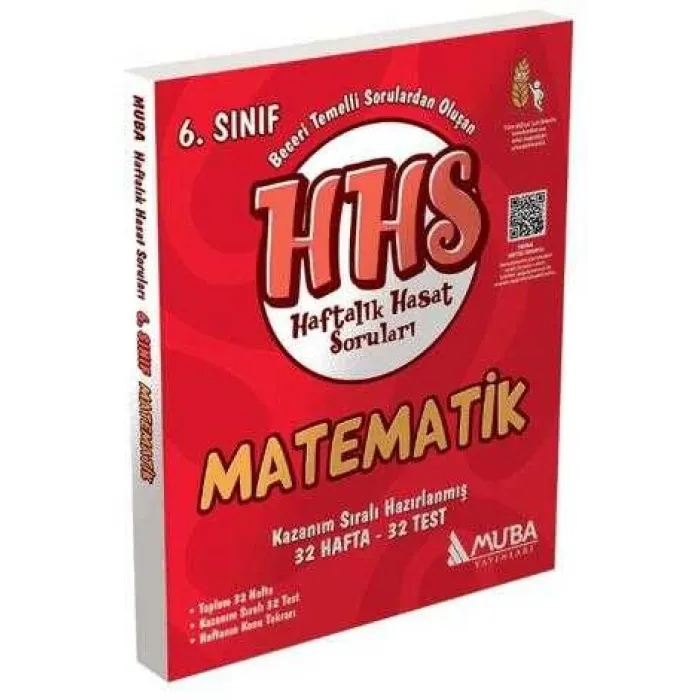 Muba Yayınları 6. Sınıf Matematik Haftalık Hasat Soruları HHS
