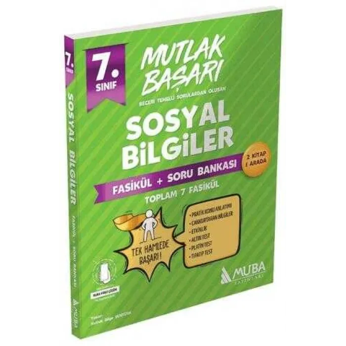 Muba Yayınları 7. Sınıf Sosyal Bilgiler Fasiküller + Soru Bankası