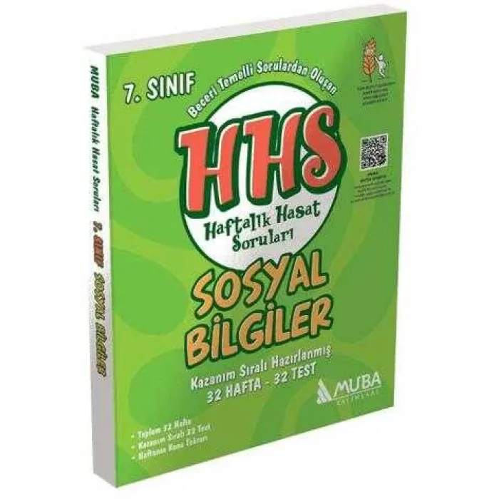 Muba Yayınları 7. Sınıf Sosyal Bilgiler Haftalık Hasat Soruları HHS