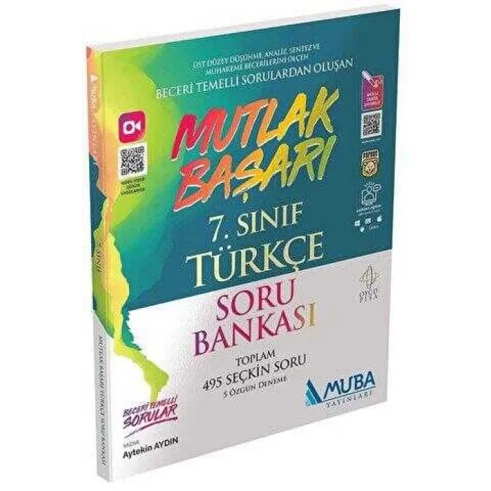 Muba Yayınları 7. Sınıf Türkçe Mutlak Başarı Soru Bankası