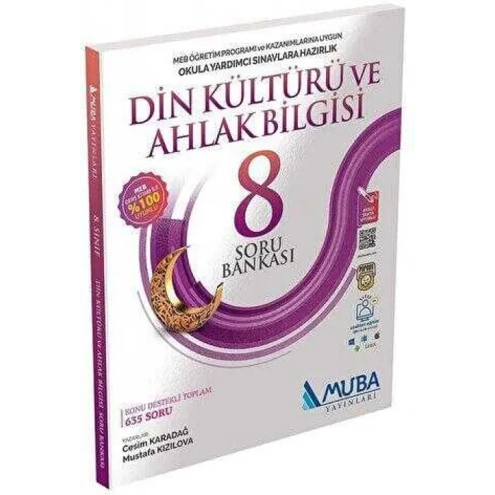 Muba Yayınları 8. Sınıf Din Kültürü ve Ahlak Bilgisi Soru Bankası