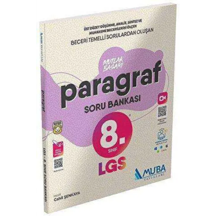 Muba Yayınları 8. Sınıf Paragraf LGS Mutlak Başarı Soru Bankası