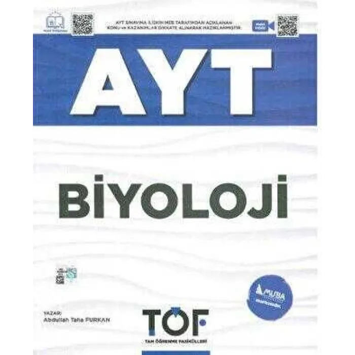 Muba Yayınları AYT Biyoloji Tam Öğrenme Fasikülleri TÖF