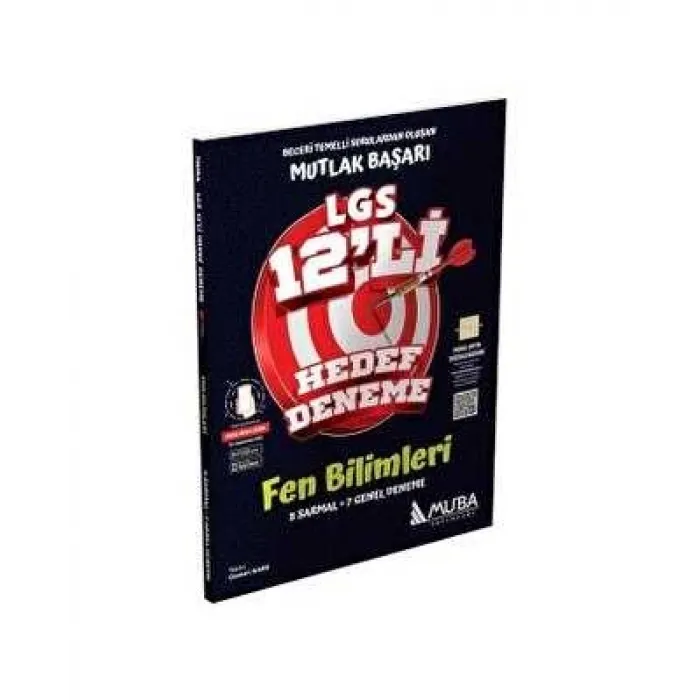 Muba Yayınları LGS 8.Sınıf Fen Bilimleri 12 Li Hedef Deneme