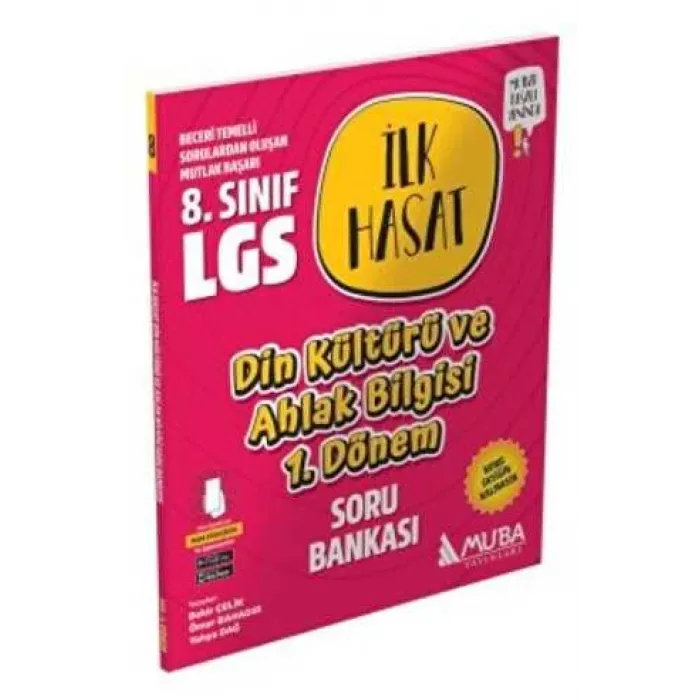 Muba Yayınları LGS Din Kültürü ve Ahlak Bilgisi İlk Hasat Soru Bankası 1.Dönem Muba Yayınları
