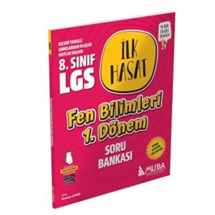 Muba Yayınları LGS Fen Bilimleri İlk Hasat Soru Bankası 1.Dönem Muba Yayınları
