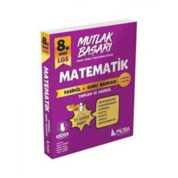 Muba Yayınları LGS Matematik Fasiküller+Soru Bankası