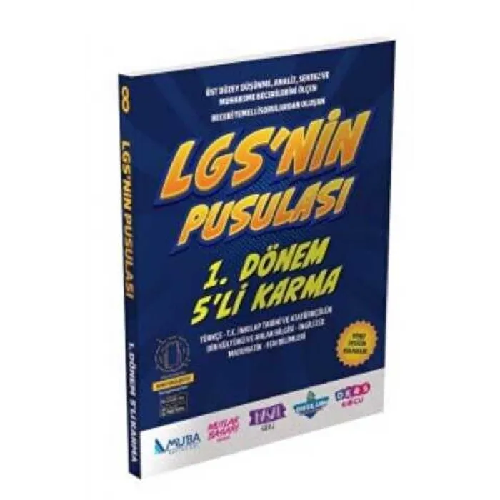 Muba Yayınları LGS`nin Pusulası 1.Dönem 5`li Karma Deneme Muba Yayınları