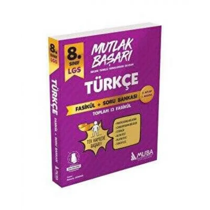 Muba Yayınları LGS Türkçe Fasiküller+Soru Bankas