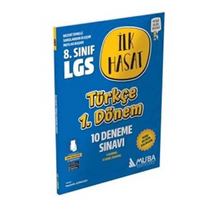 Muba Yayınları LGS Türkçe İlk Hasat 10 Deneme Sınavı 1.Dönem Muba Yayınları