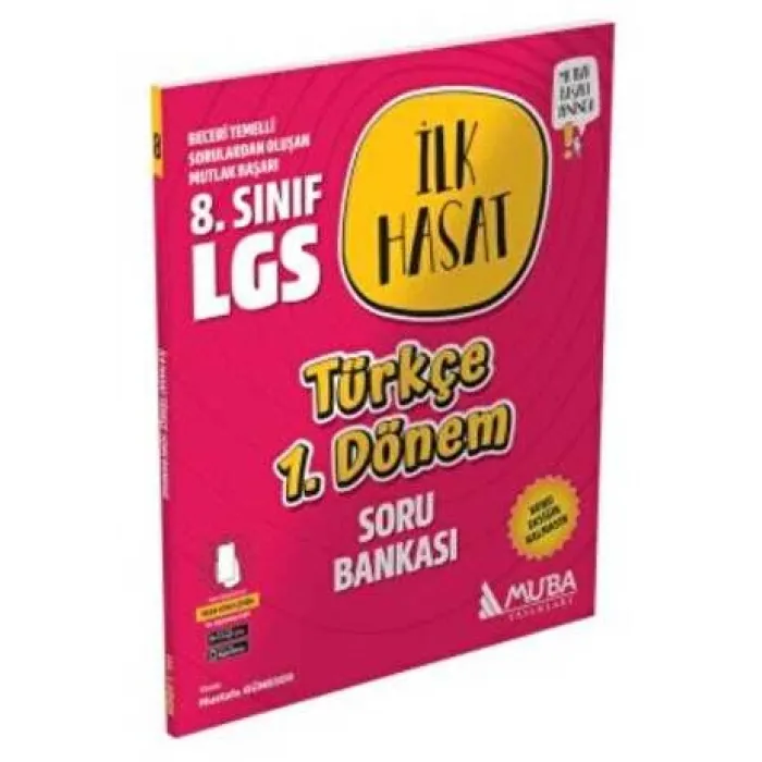 Muba Yayınları LGS Türkçe İlk Hasat Soru Bankası 1.Dönem Muba Yayınları