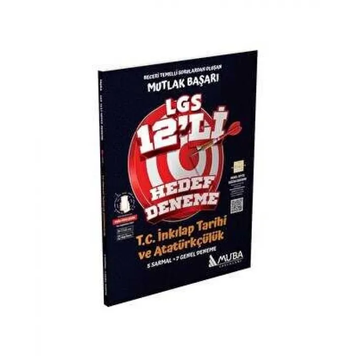 Muba Yayınları Mutlak Başarı LGS 8.Sınıf T.C. İnkılap Tarihi ve Atatürkçülük 12 Li Hedef Deneme