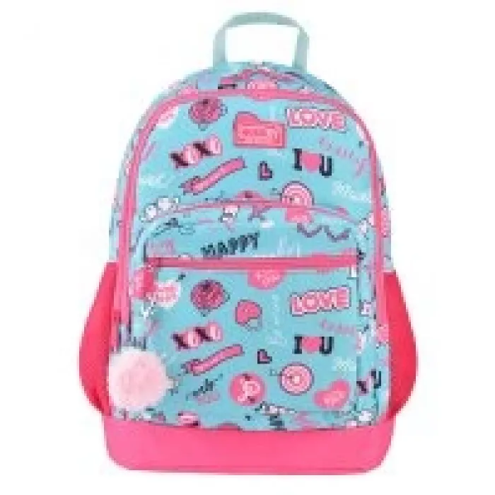 Muggle Mu-0303 Ot-love Yeşil Okul Çantası-mu0303