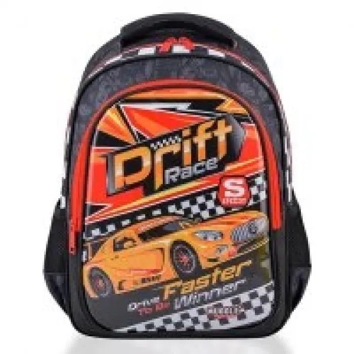 Muggle Mu-9475 Drift Car Siyah Okul Çantası-mu9475