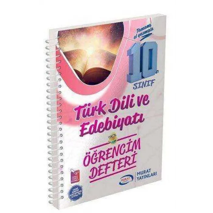 Murat Yayınları 10. Sınıf Türk Dili ve Edebiyatı Öğrencim Defteri