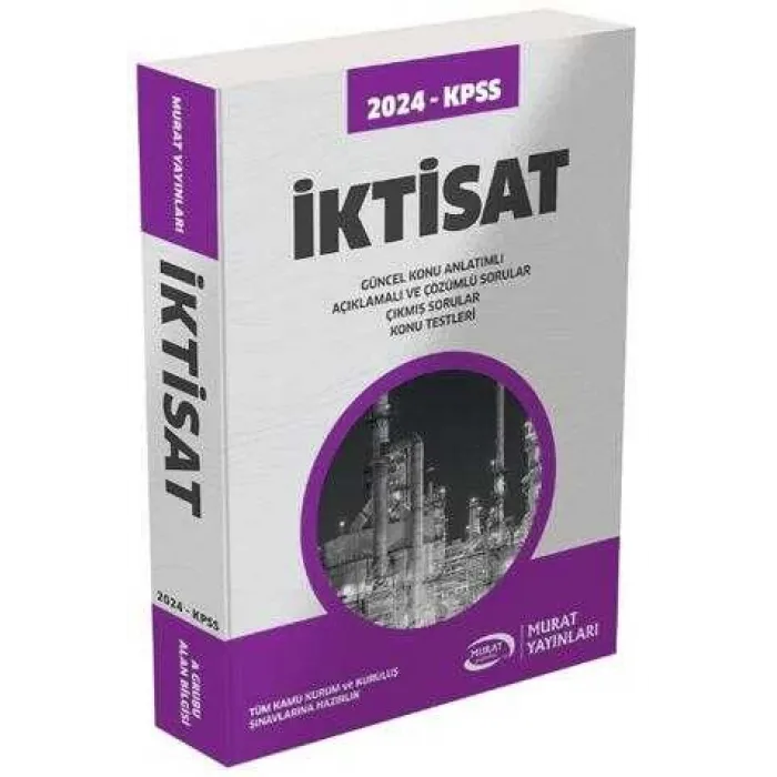 Murat Yayınları 2024 KPSS İktisat Konu Anlatımı