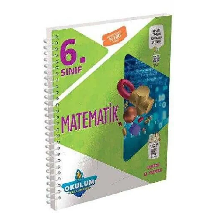 Murat Yayınları 6. Sınıf Matematik Okulum Akıllı Defter