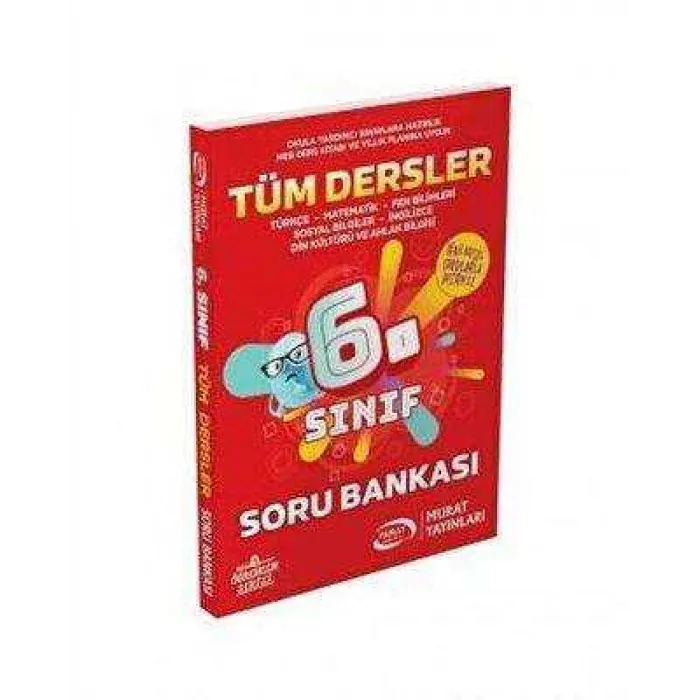 Murat Yayınları 6. Sınıf Tüm Dersler Soru Bankası