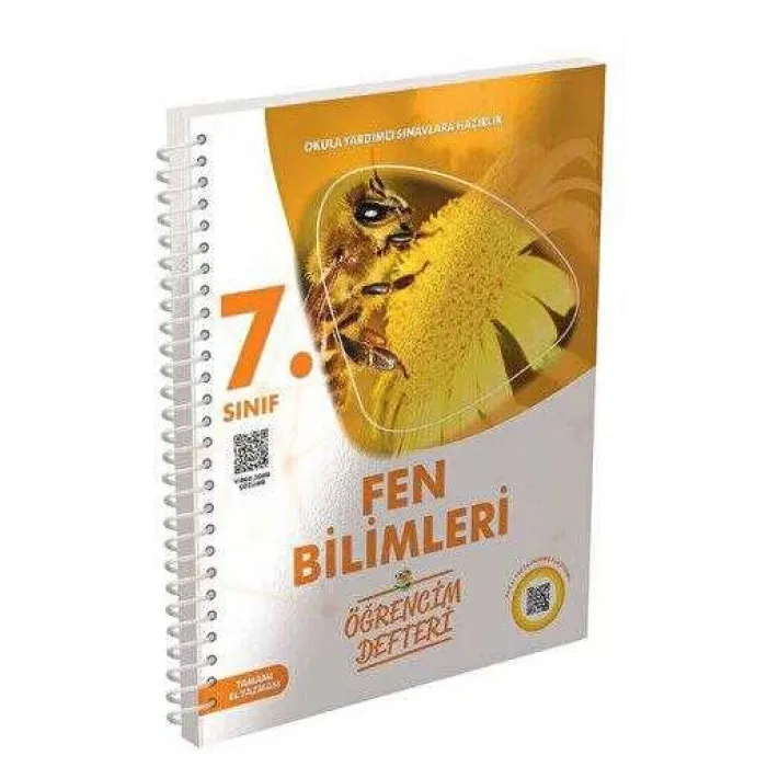 Murat Yayınları 7. Sınıf Fen Bilimleri Öğrencim Defteri
