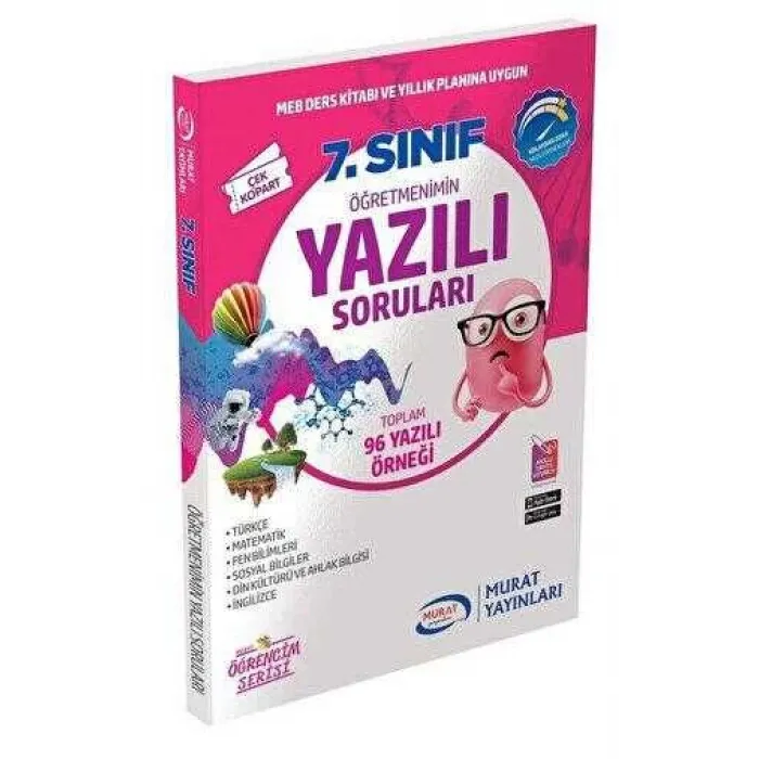 Murat Yayınları 7. Sınıf Öğretmenimin Yazılı Soruları