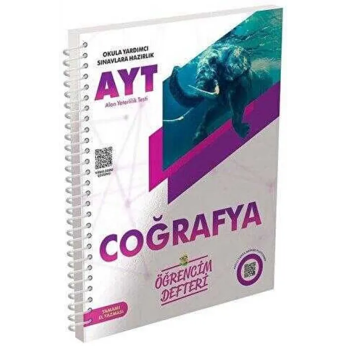 Murat Yayınları AYT Coğrafya Öğrencim Defteri