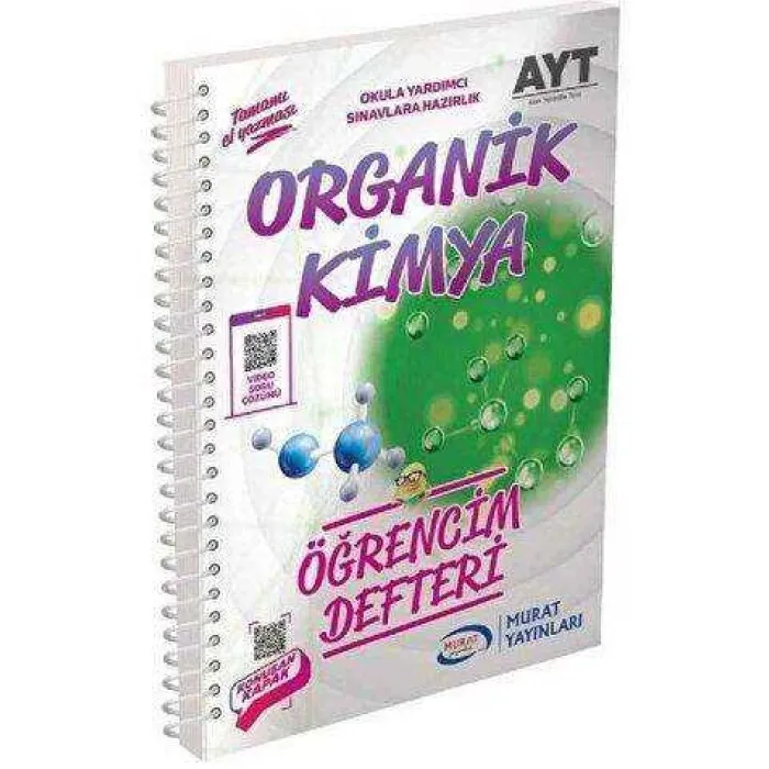Murat Yayınları AYT Organik Kimya Öğrencim Defteri