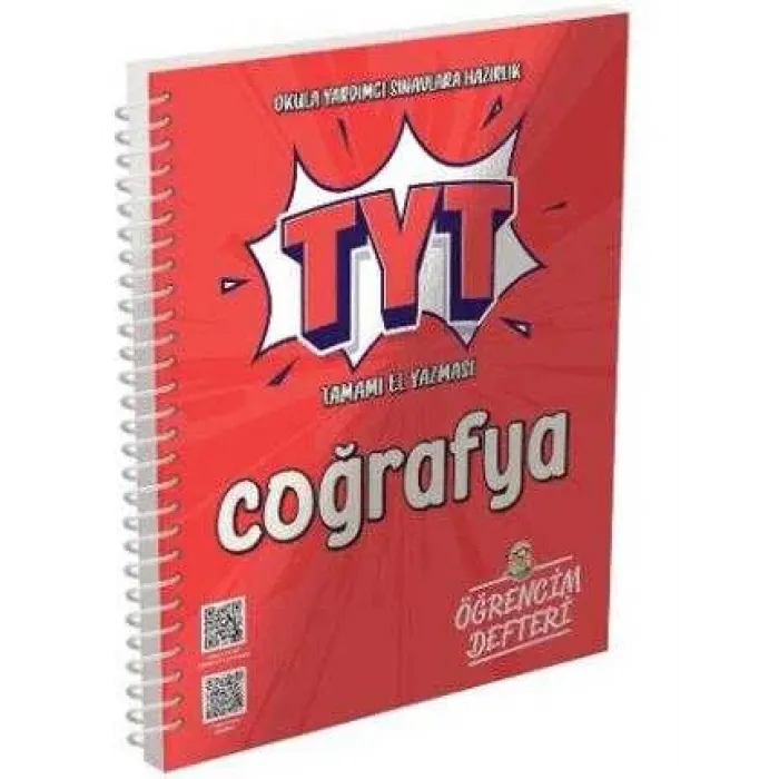 Murat Yayınları TYT Coğrafya Öğrencim Defteri