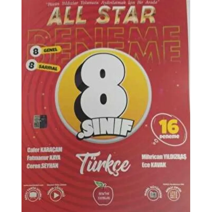 Newton Yayınları 8. Sınıf All Star Türkçe 16 Deneme