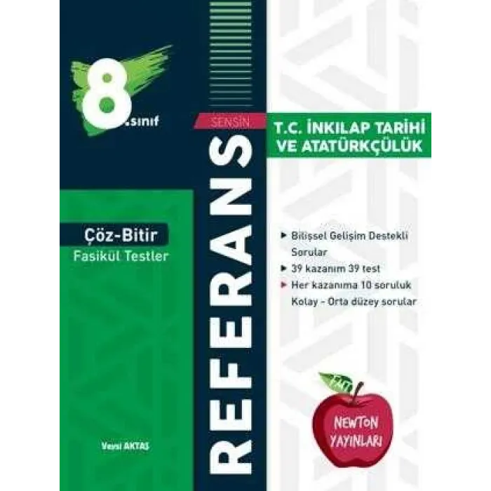 Newton Yayınları 8. Sınıf Çöz Bitir Referans T.C. İnkılap Tarihi ve Atatürkçülük Fasikül Testler