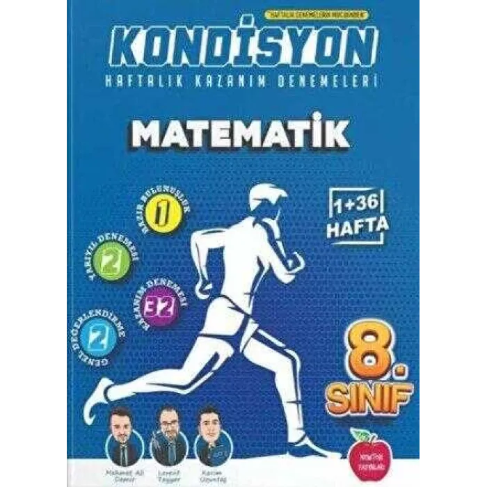 Newton Yayınları 8. Sınıf Matematik Kondisyon Haftalık Kazanım Denemeleri