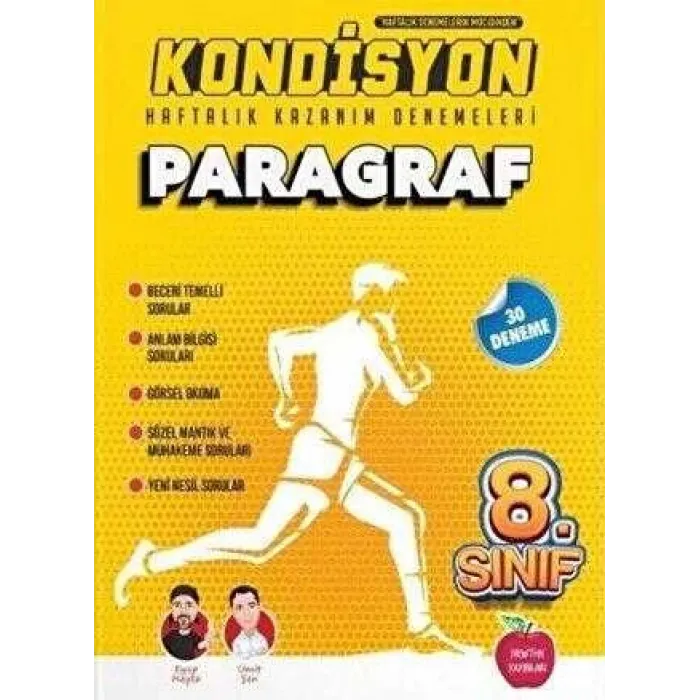 Newton Yayınları 8. Sınıf Paragraf Kondisyon Haftalık Kazanım Denemeleri