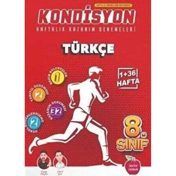 Newton Yayınları 8. Sınıf Türkçe Kondisyon Haftalık Kazanım Denemeleri