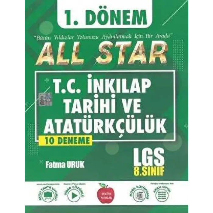 Newton Yayınları LGS İnkılap Tarihi 1. Dönem 10 Deneme Sınavı